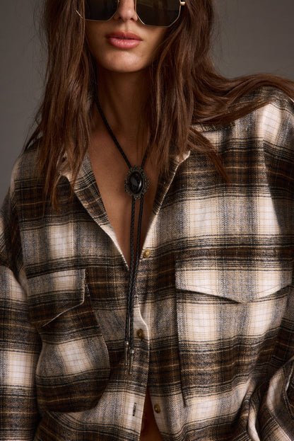 Salem Black Stone Bolo paired with complementary accessories for a polished look.