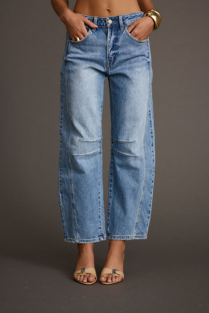 Full-length view of the piece showing the drape and movement.