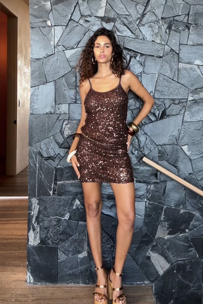 Shop the Look: Solea Sequin Set paired with complementary accessories for a polished look.