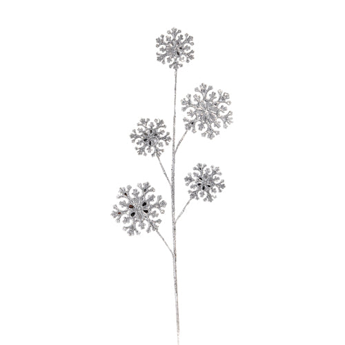 *Silver Snowflake Spray