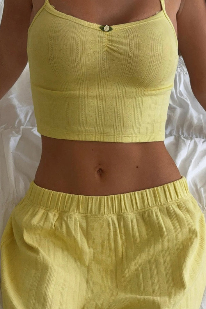Soft Relaxed Cami Pants Two Piece Set