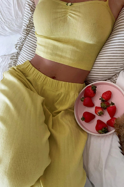 Soft Relaxed Cami Pants Two Piece Set