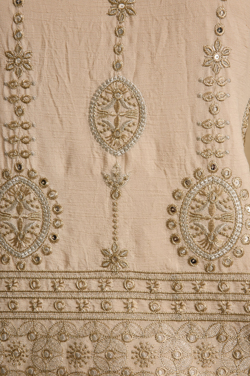 Additional view of the Soli Embroidered Linen Top from a different perspective.
