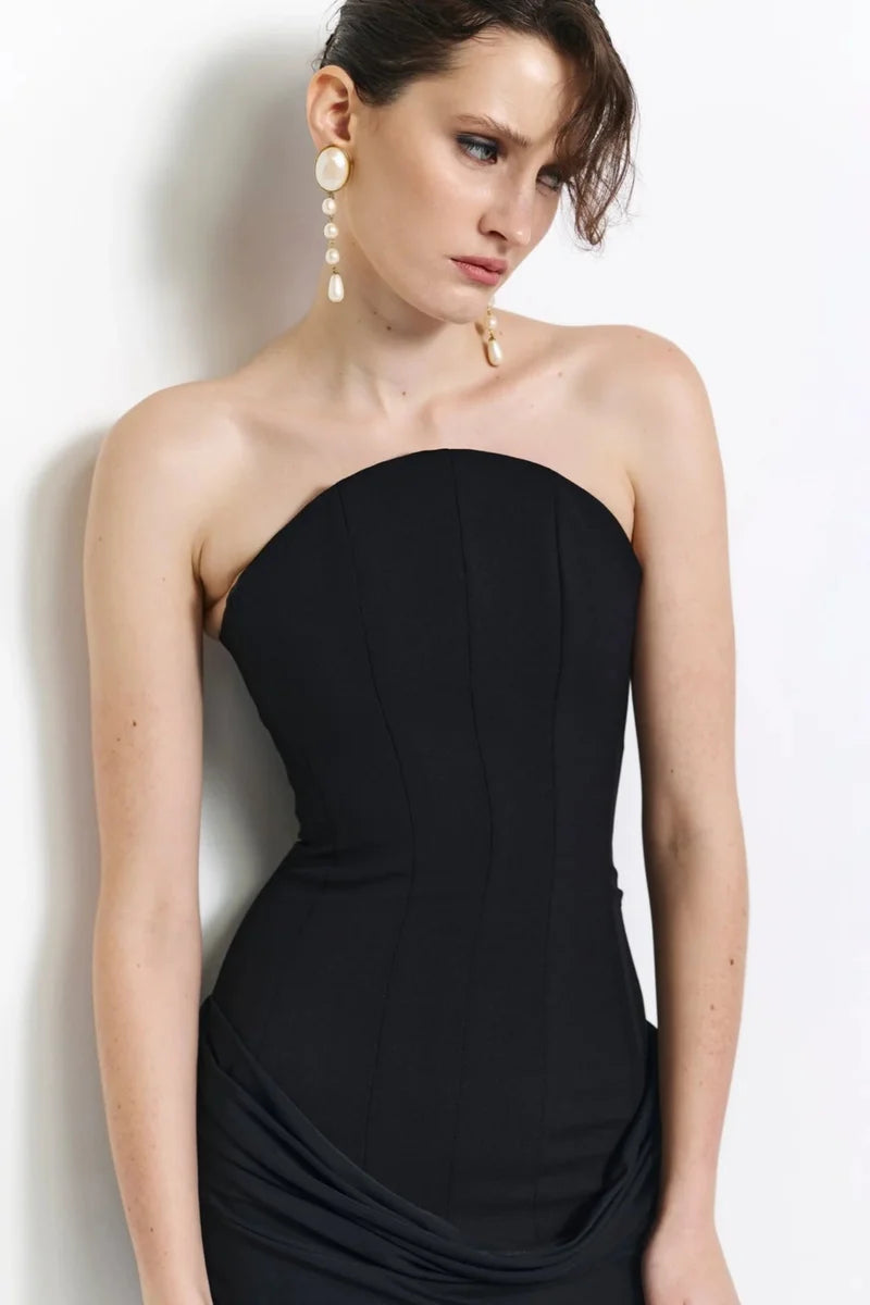 Soraya Mini Dress - Black