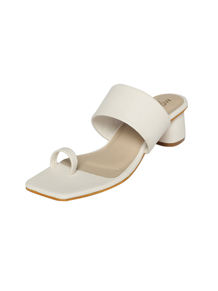 Sorina White Heels