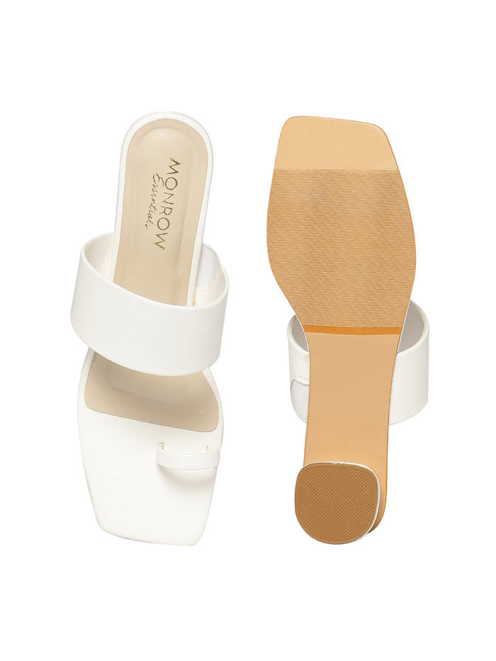 Sorina White Heels