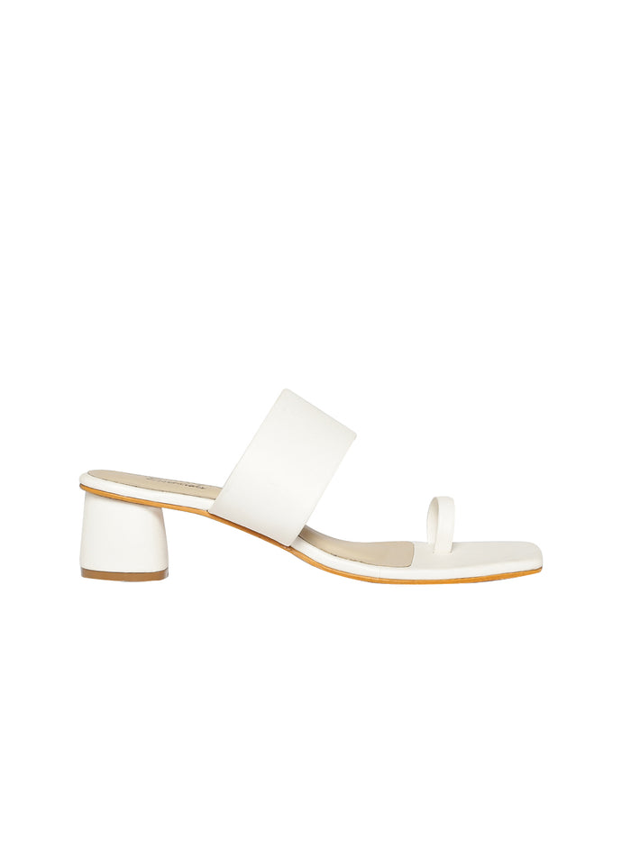 Sorina White Heels