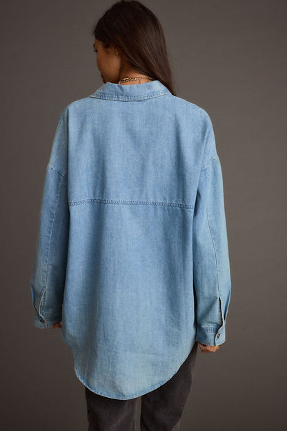 Back view of the shirt showing the silhouette and fit.