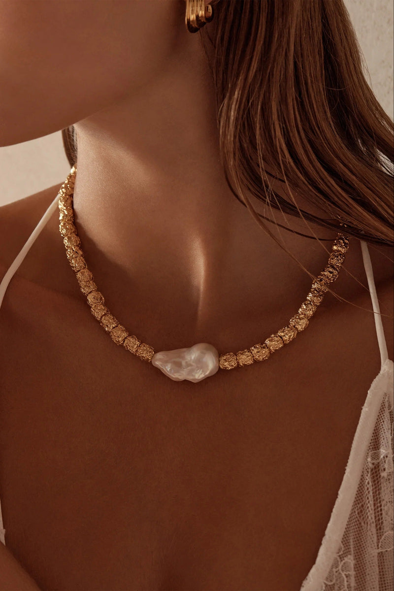 Stevie Necklace - 24K Gold Plated