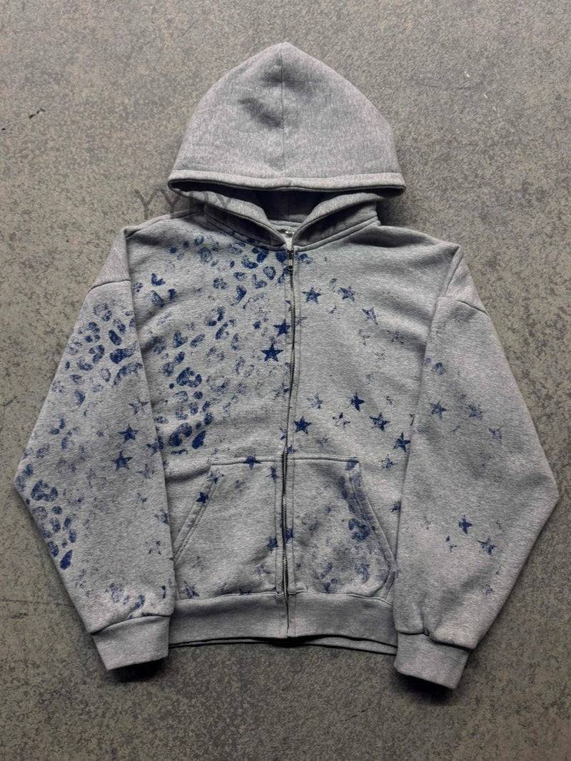Street Style Print Hoodie