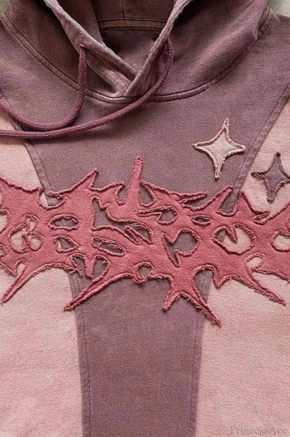 Street Y2K Collage Loose Hoodie