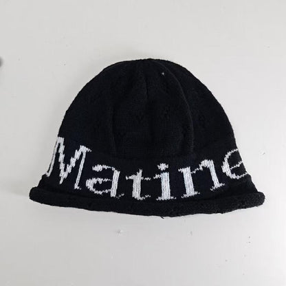 Stylish Letter Warm Slouchy Knitted Hat