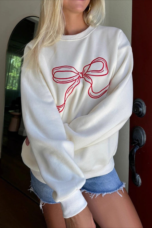 Sweet Chic Relaxed Round Neck Blouse