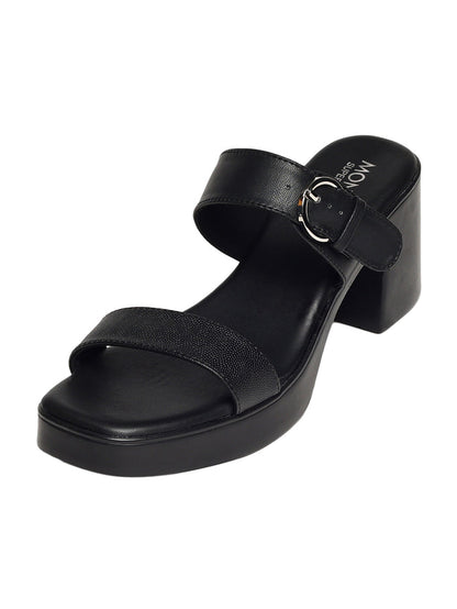 Talia Black Platform Heels