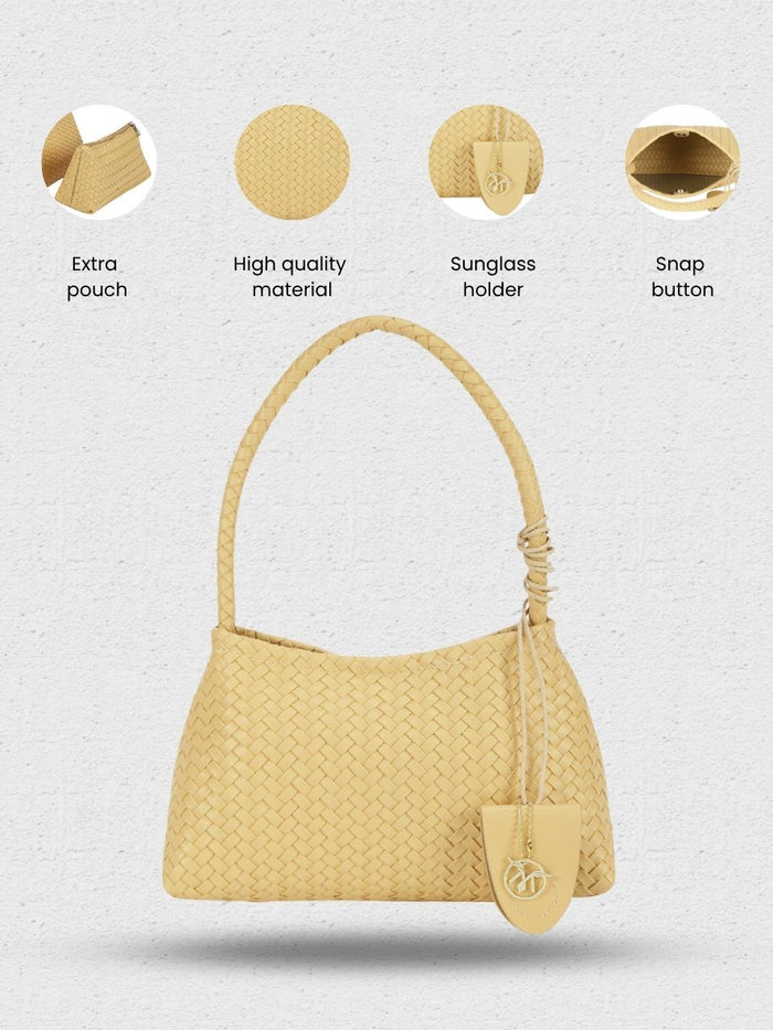 Tessa Butter Yellow Shoulder Bag