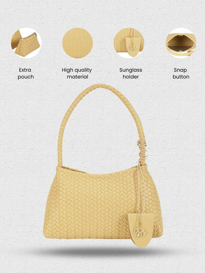 Tessa Butter Yellow Shoulder Bag