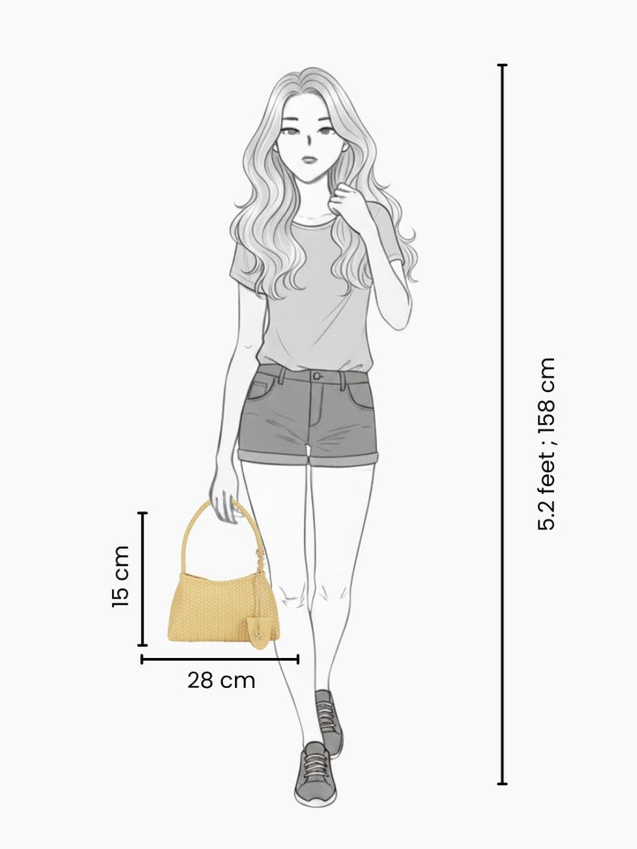 Tessa Butter Yellow Shoulder Bag