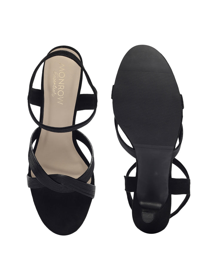 Teyla Black Kitten Heels