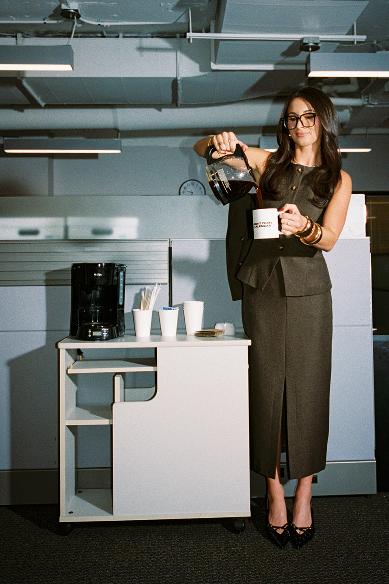 Mocha piece with refined detailing and a flattering silhouette.