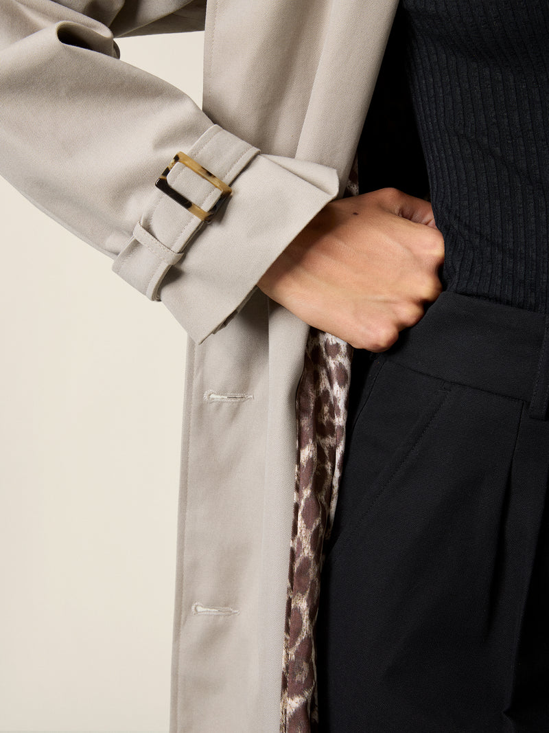 EZRA mastic oversized trench coat, additional view by Rouje