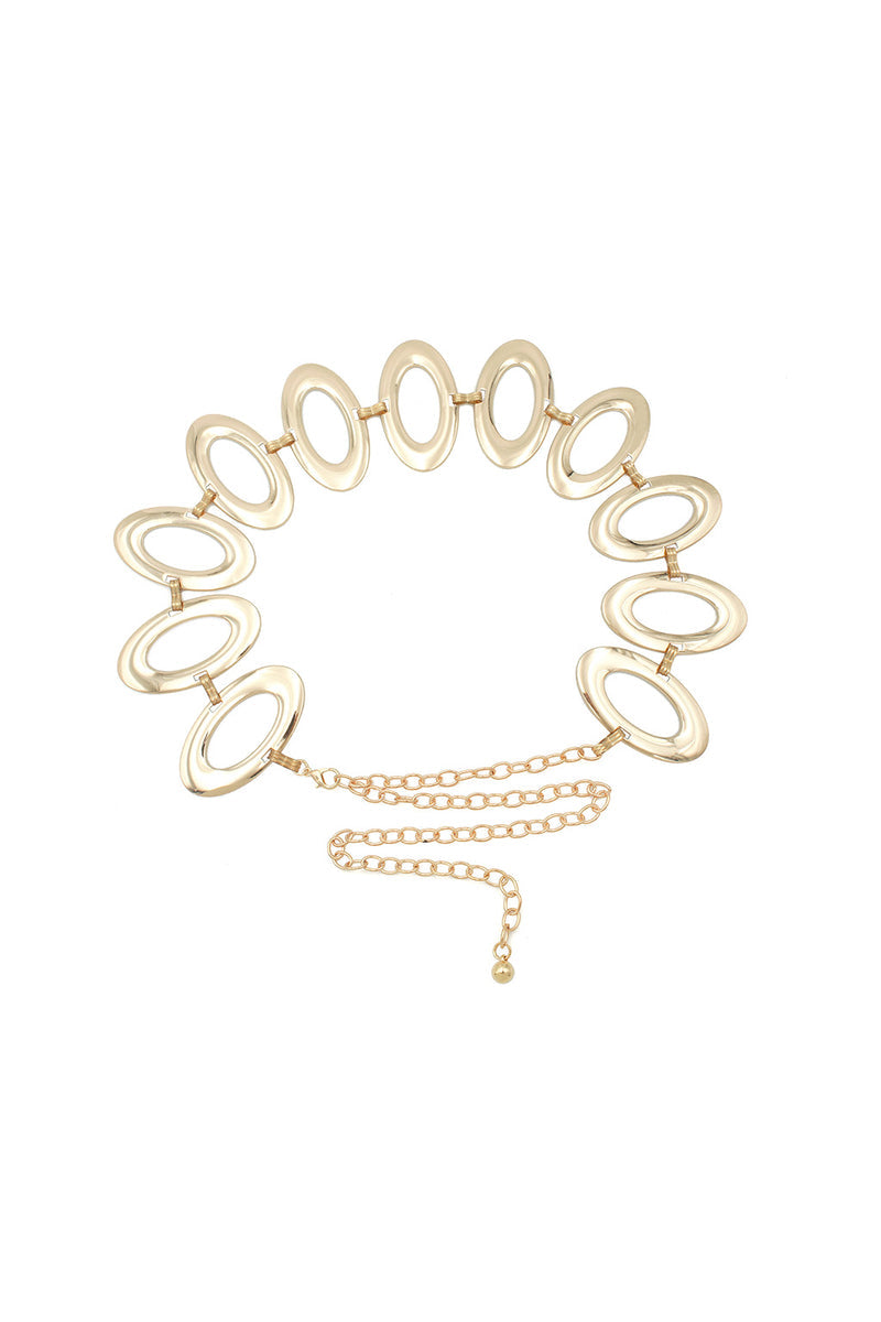 Valentina Gold Chain Belt paired with complementary accessories for a polished look.