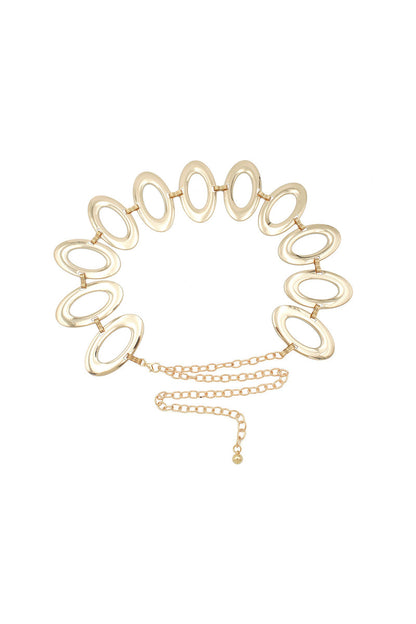 Valentina Gold Chain Belt paired with complementary accessories for a polished look.
