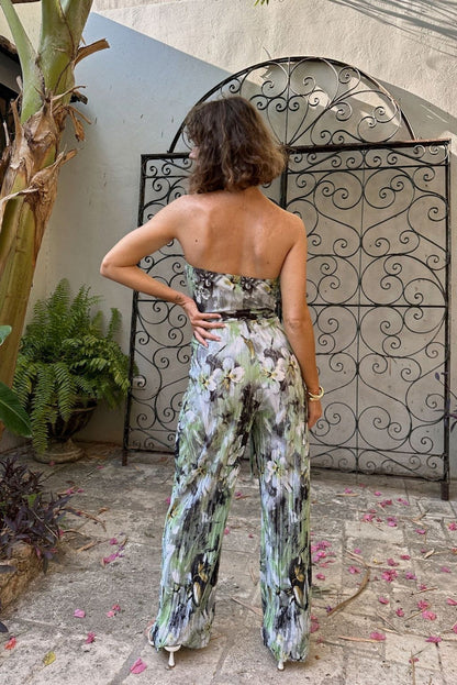 Back view of the jumpsuit showing the silhouette and fit.