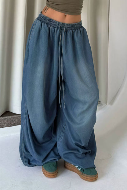 Versatile Vintage Wide Leg Loose Jeans