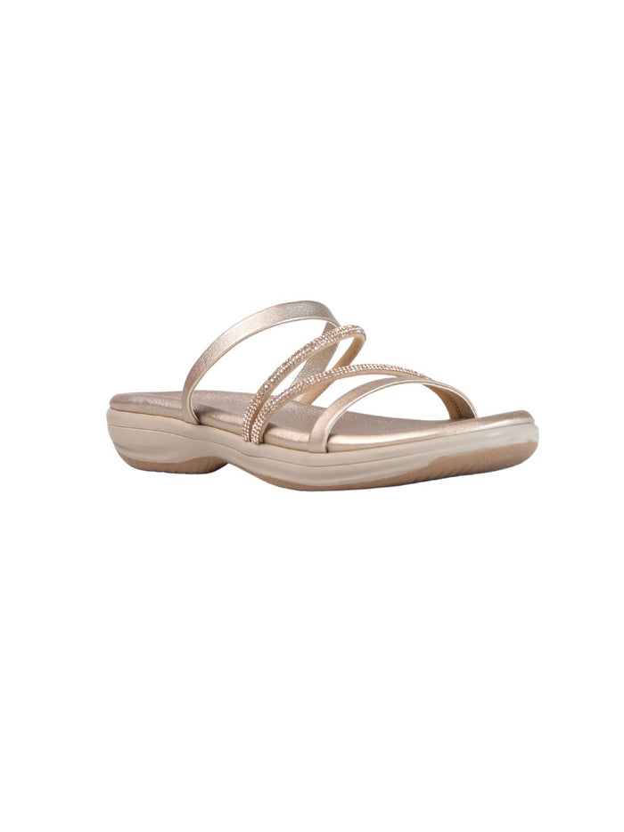 Veyra Light Gold Flats