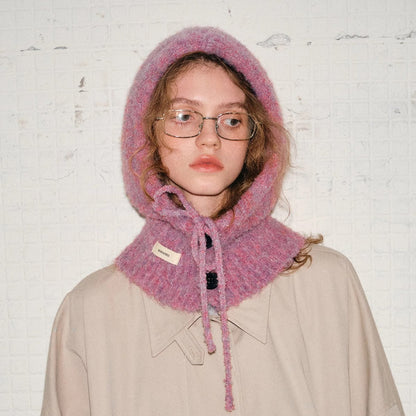 Vintage Balaclava Knit Neck Warmer Hat