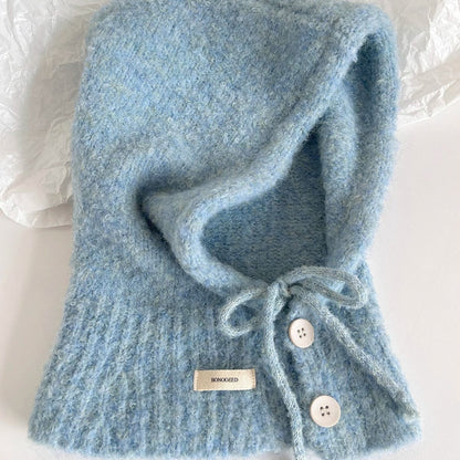 Vintage Balaclava Knit Neck Warmer Hat