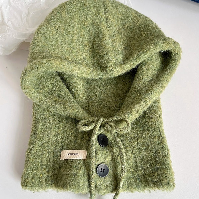 Vintage Balaclava Knit Neck Warmer Hat
