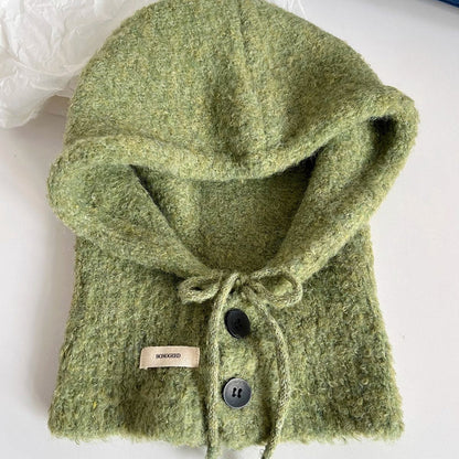 Vintage Balaclava Knit Neck Warmer Hat