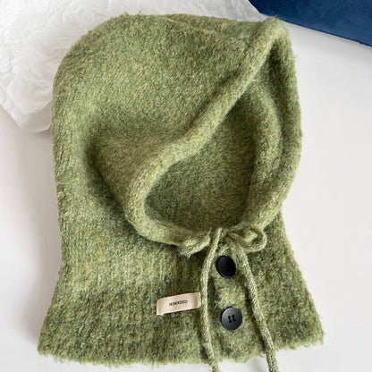 Vintage Balaclava Knit Neck Warmer Hat