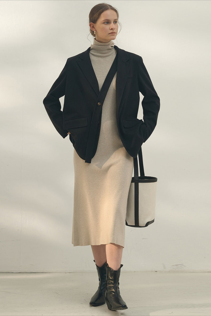Vintage Single-Breasted Blazer