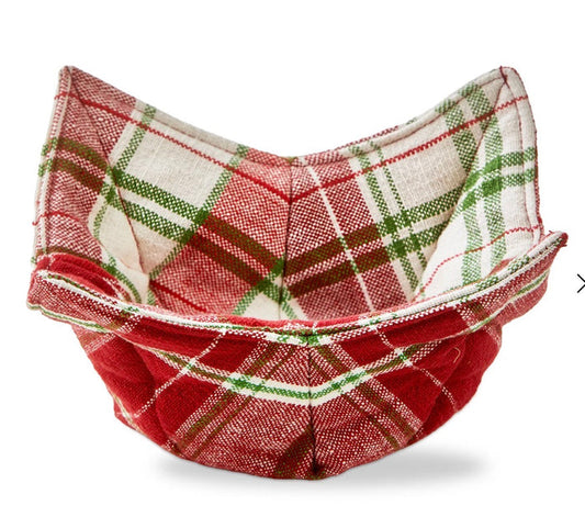 Winter Plaid Bowl Cozy
