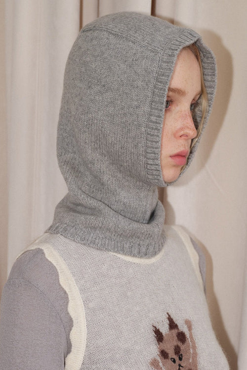 Wool Balaclava One-Piece Warm Knitted Hat