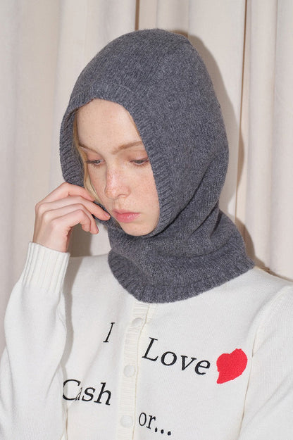 Wool Balaclava One-Piece Warm Knitted Hat