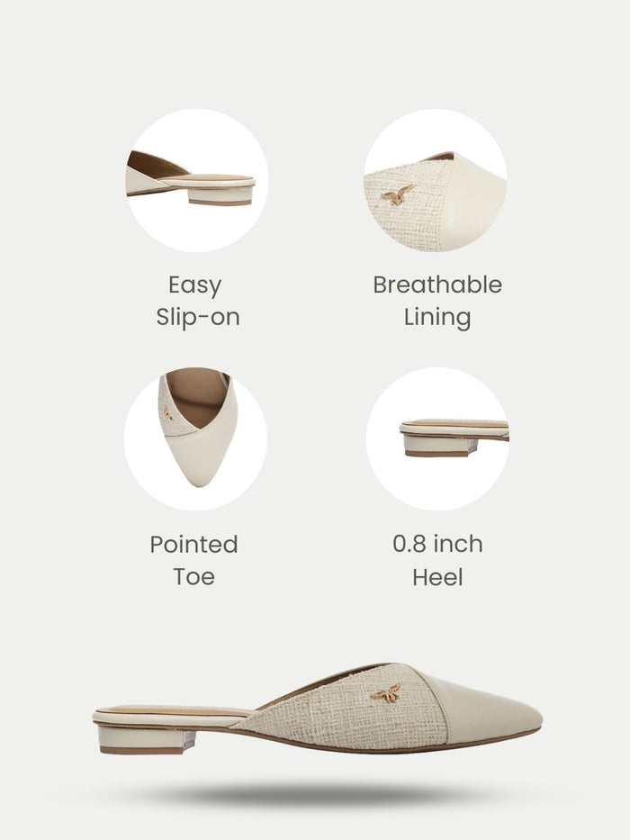 Zaria Cream Flats