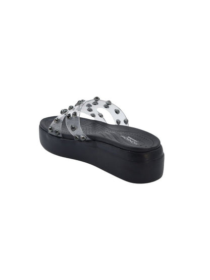 Zaya Black Wedge Heels