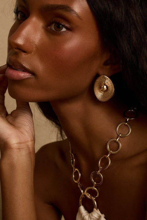 Zenith Gold Earrings