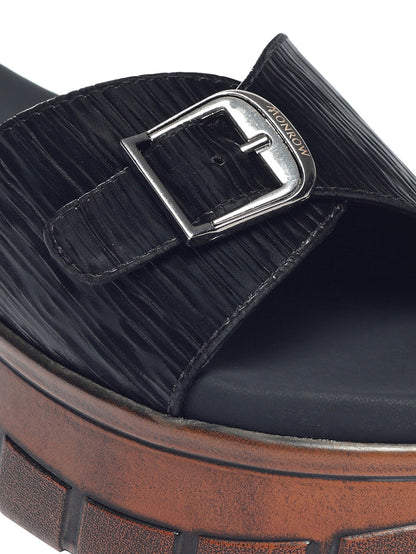 Ziva Black Wedge Heels
